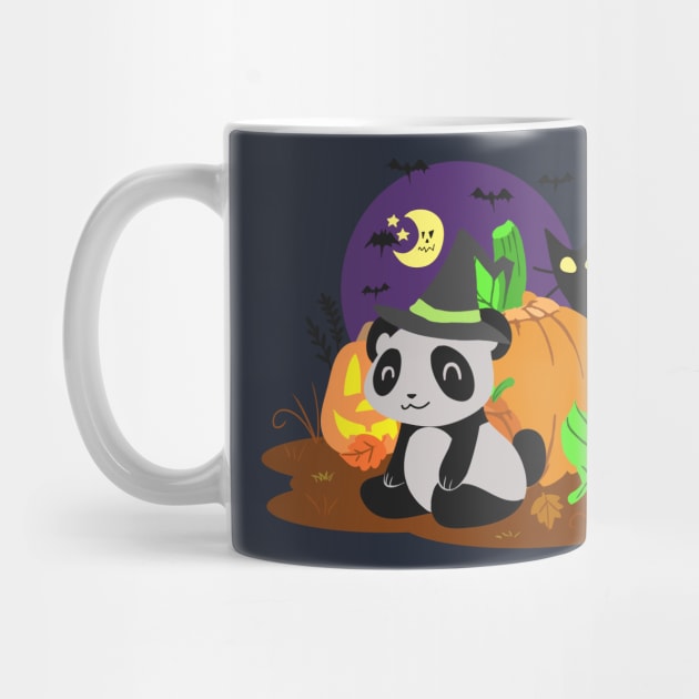 Halloween Panda by saradaboru